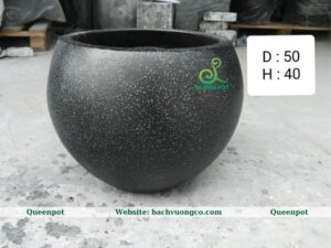 Chậu tròn trứng thấp