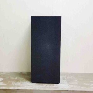 Chậu composite trụ vuông màu đen