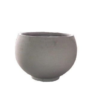 Chậu tròn trứng có chân xi măng nhẹ