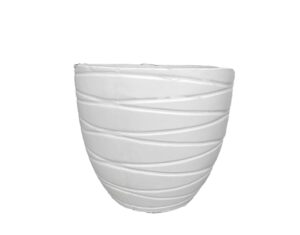 Chậu xi măng nhẹ sọc chéo