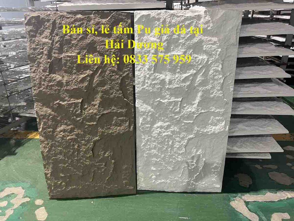 Tấm PU giả đá tại Hải Dương