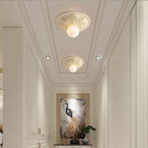 trang trí mâm trần pu 600mm