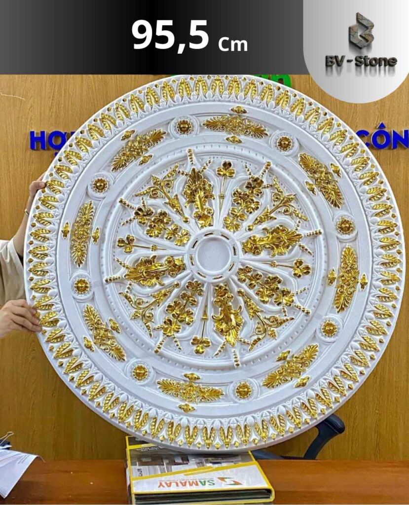 Mâm trần PU: Trần đẹp, nhà sang