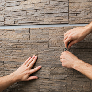 Tính toán diện tích tường cần ốp là bước đầu tiên