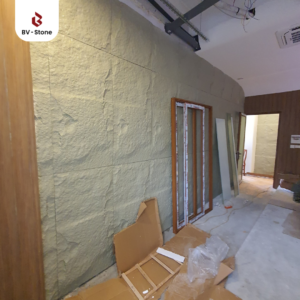 Tấm ốp PU thi công nhanh gấp 3 lần ốp đá