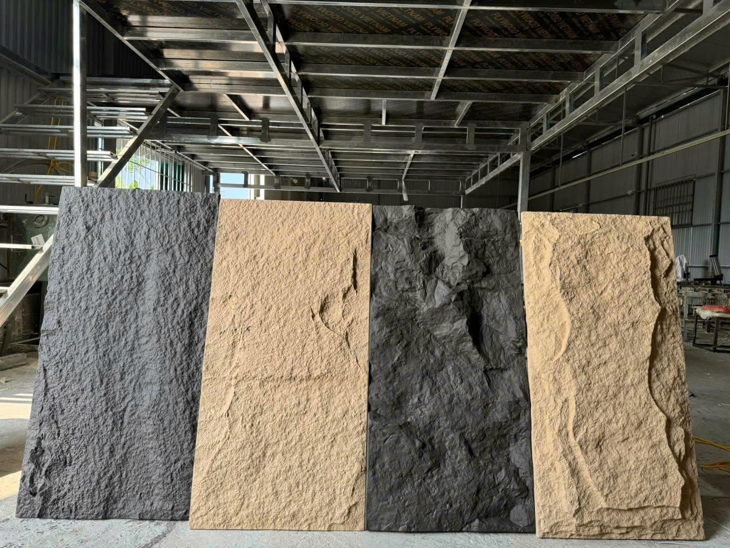 Tấm ốp tường PU giả đá