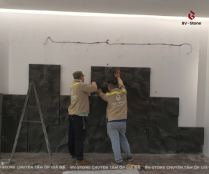 Tấm PU giả đá siêu nhẹ, giá tốt, dễ thi công