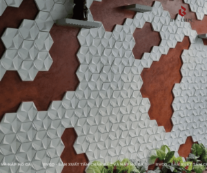 Gạch bê tông 3D lục giác