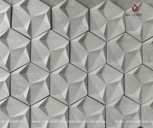 Gạch bê tông 3D lục giác