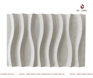 Gạch bê tông 3D Lượn Sóng