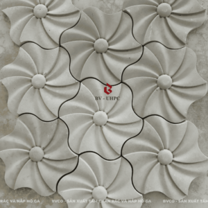 gạch bê tông 3D hoa mai