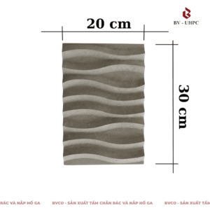 Gạch bê tông 3D Lượn Sóng