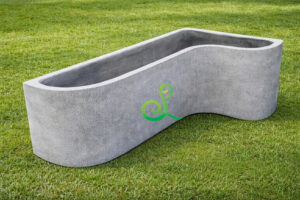 Chậu chữ nhật uốn lượn